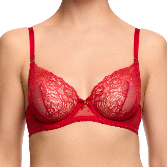 Fiamma Underwire Bra - Rose Red