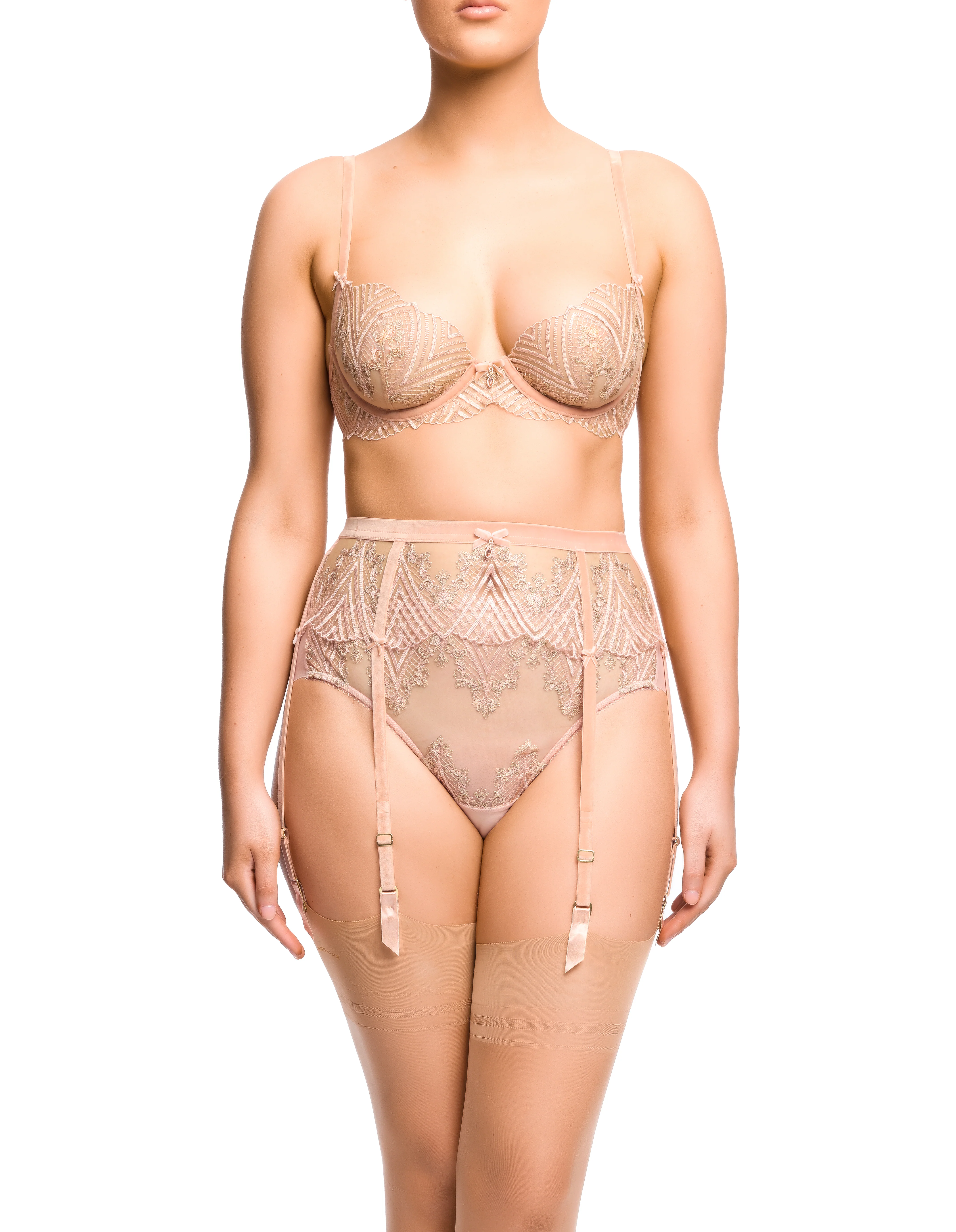 Fortunia Suspender - Vintage Peach - Image 3
