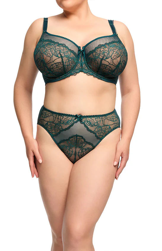 Gwendoline Full Figure Bra - Shady Spruce - Image 3