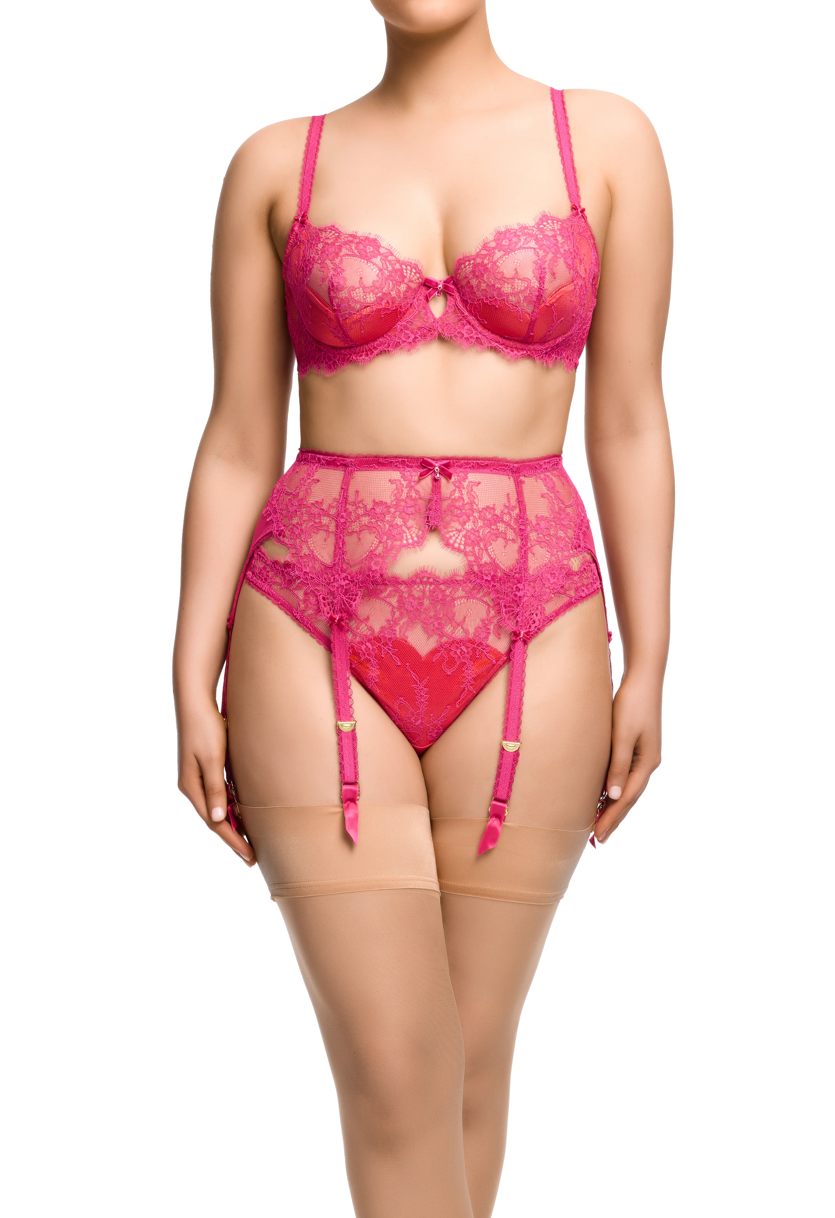 Zsa Zsa Underwire Bra - Magenta - Image 4